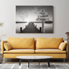 Lade das Bild in den Galerie-Viewer, Wanderschild Schwarz-Weiß (2-6 Personen)