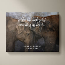 Lade das Bild in den Galerie-Viewer, Elefantenliebe